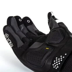 Knox Oulton Leather Glove (Black|White) -Motorcycle Equipment Store 33551 6