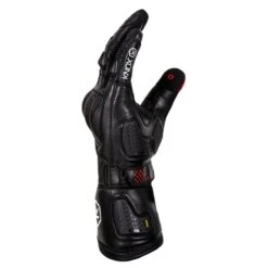 Knox Oulton Leather Glove (Black|Red) -Motorcycle Equipment Store 33552 3