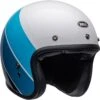 Bell Custom 500 Riff Open Face Helmet (Gloss White/Blue)