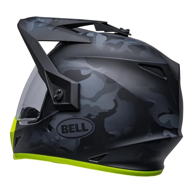 Bell MX-9 Adventure Mips Stealth Helmet (Matt Black Camo/Hi Viz) 4 Bell MX-9 Adventure Mips Stealth Helmet (Matt Black Camo/Hi Viz) - Image 4