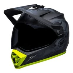 Bell MX-9 Adventure Mips Stealth Helmet (Matt Black Camo/Hi Viz) 13 Bell MX-9 Adventure Mips Stealth Helmet (Matt Black Camo/Hi Viz) -Motorcycle Equipment Store 33893 5