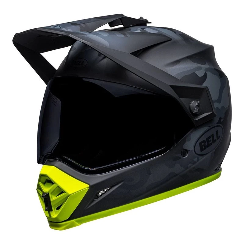 Bell MX-9 Adventure Mips Stealth Helmet (Matt Black Camo/Hi Viz) 6 Bell MX-9 Adventure Mips Stealth Helmet (Matt Black Camo/Hi Viz) - Image 6