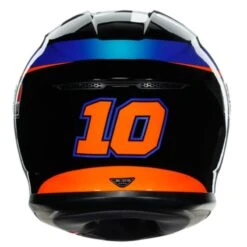 AGV K6 Marini Sky Racing Replica Helmet (Black|Blue|Orange) 13 AGV K6 Marini Sky Racing Replica Helmet (Black|Blue|Orange) -Motorcycle Equipment Store 34347 5