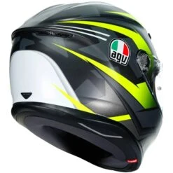 AGV K6 Excite Helmet (Grey|Flo Yellow) -Motorcycle Equipment Store 34349 5