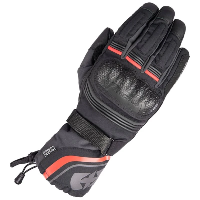 Oxford Montreal 4.0 Dry2Dry Motorcycle Gloves (Black/Grey/Red) 1 Oxford Montreal 4.0 Dry2Dry Motorcycle Gloves (Black/Grey/Red)