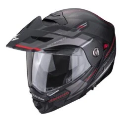 Scorpion Exo ADX 2 Carrera Flip Front Helmet (Matt Black/Red)