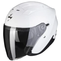 Scorpion Exo 230 Open Face Helmet (Gloss White)