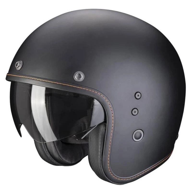 Scorpion Exo Belfast Evo Open Face Helmet (Matt Black) 1 Scorpion Exo Belfast Evo Open Face Helmet (Matt Black)