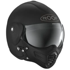 Roof RO9 Roadster Iron Helmet (Matt Black/Black)
