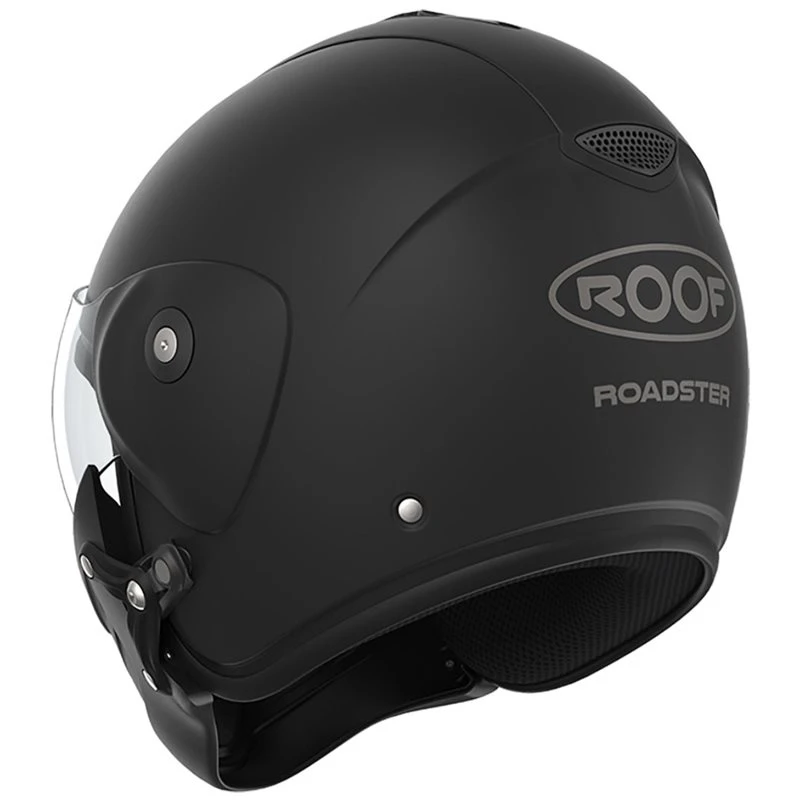 Roof RO9 Roadster Iron Helmet (Matt Black/Black) 6 Roof RO9 Roadster Iron Helmet (Matt Black/Black) - Image 6
