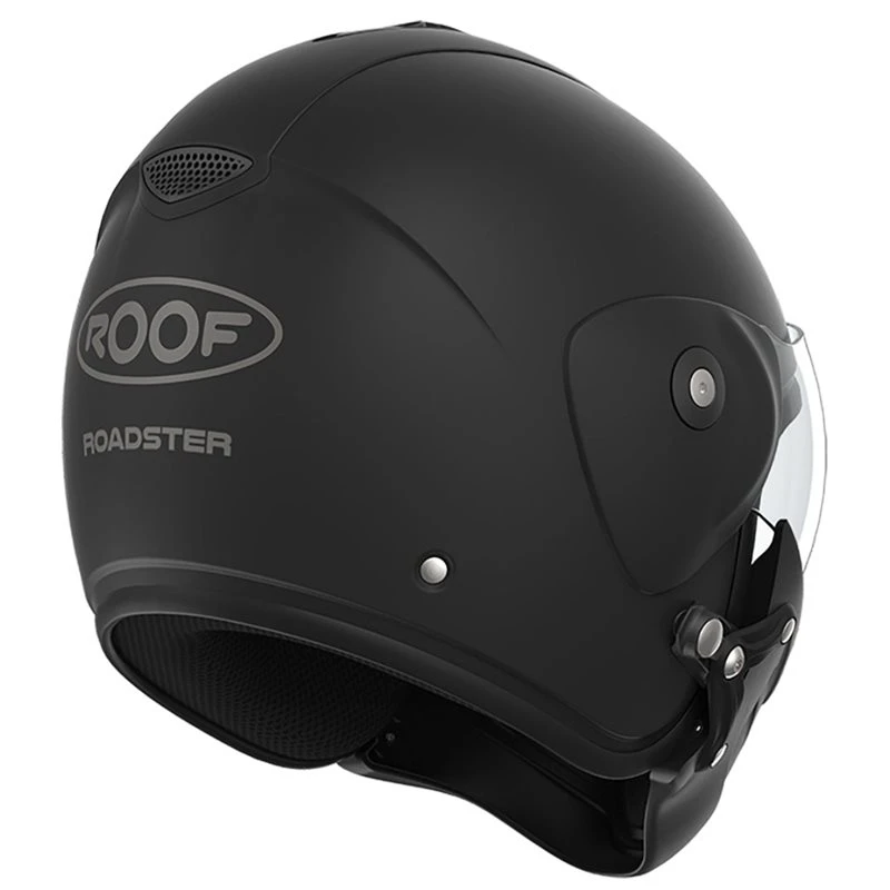 Roof RO9 Roadster Iron Helmet (Matt Black/Black) 7 Roof RO9 Roadster Iron Helmet (Matt Black/Black) - Image 7