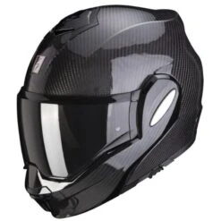 Scorpion Exo Tech Carbon Flip Front Helmet (Gloss Black)
