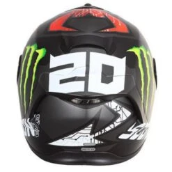 Scorpion Exo R1 Fabio Monster Replica Helmet (Red/Grey) -Motorcycle Equipment Store 34806 2
