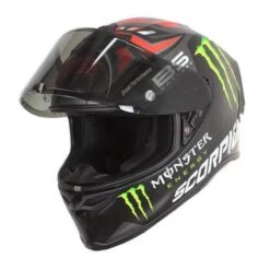 Scorpion Exo R1 Fabio Monster Replica Helmet (Red/Grey) -Motorcycle Equipment Store 34806 3