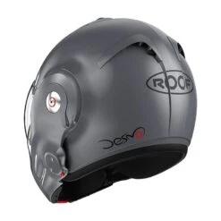 Roof Desmo Flip Front Helmet (Dark Silver) -Motorcycle Equipment Store 34991 5
