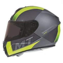 MT Rapide Overtake Helmet (Matt Black|Fluo Yellow)