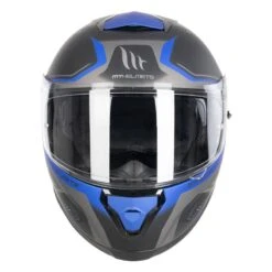 MT Thunder 3 Turbine C7 Helmet (Matt Black|Blue) -Motorcycle Equipment Store 35039 2