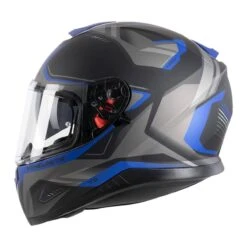 MT Thunder 3 Turbine C7 Helmet (Matt Black|Blue)
