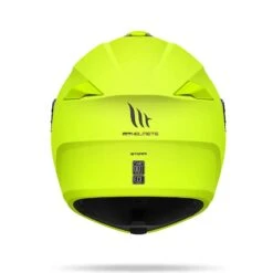 MT Storm Flip Front Helmet (Flo Yellow) -Motorcycle Equipment Store 35041 2