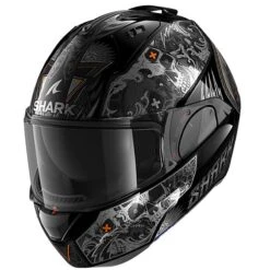Shark Evo ES K-Rozen Flip Front Helmet (Black/Anthracite)