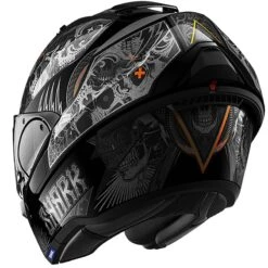 Shark Evo ES K-Rozen Flip Front Helmet (Black/Anthracite) 10 Shark Evo ES K-Rozen Flip Front Helmet (Black/Anthracite) -Motorcycle Equipment Store 35062 4