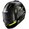 Shark Evo ES Kryd Flip Front Helmet (Black/Yellow)