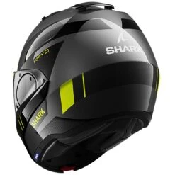 Shark Evo ES Kryd Flip Front Helmet (Black/Yellow) 11 Shark Evo ES Kryd Flip Front Helmet (Black/Yellow) -Motorcycle Equipment Store 35065 5