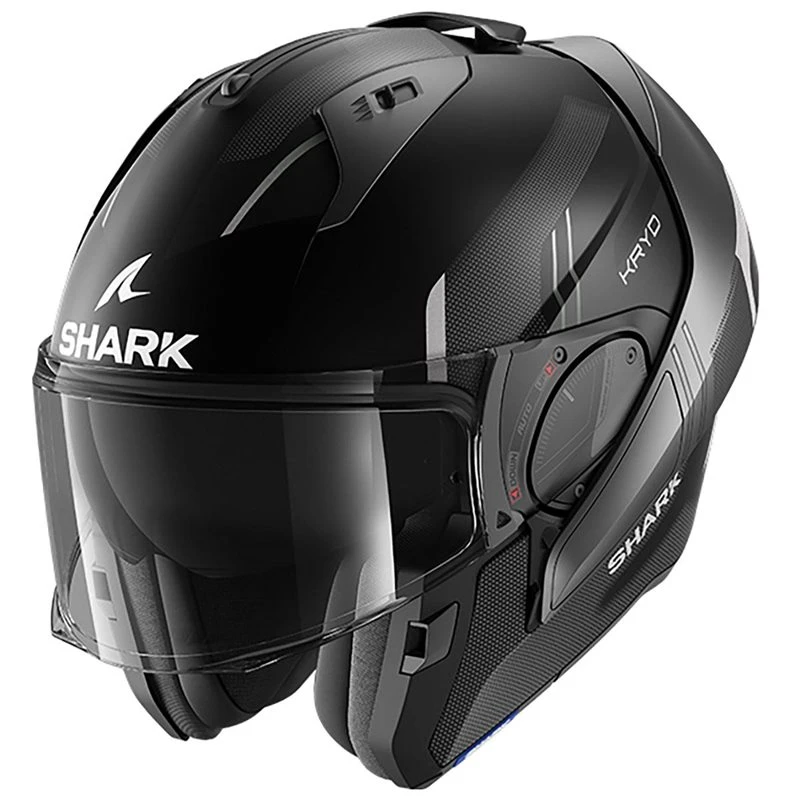 Shark Evo ES Kryd Flip Front Helmet (Matt Black) 2 Shark Evo ES Kryd Flip Front Helmet (Matt Black) - Image 2