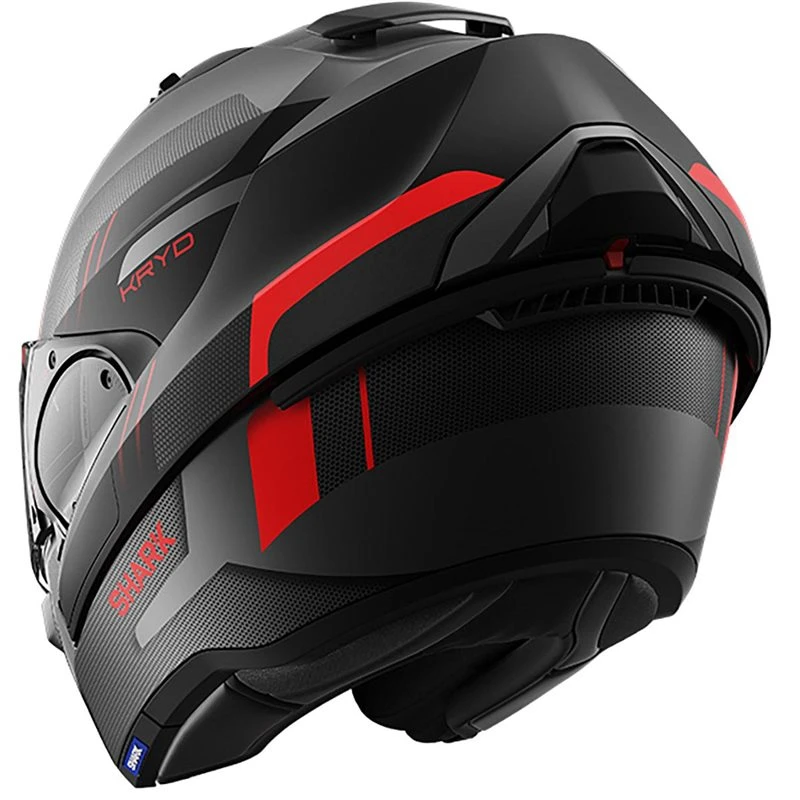 Shark Evo ES Flip Front Helmet (Matt Black/Red) 3 Shark Evo ES Flip Front Helmet (Matt Black/Red) - Image 3