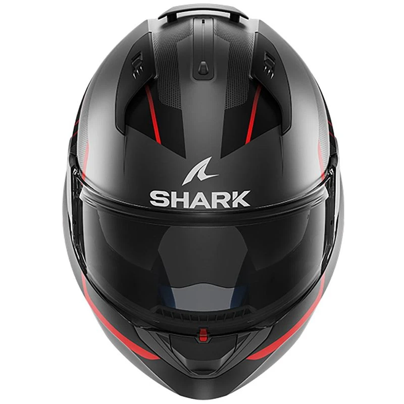 Shark Evo ES Flip Front Helmet (Matt Black/Red) 4 Shark Evo ES Flip Front Helmet (Matt Black/Red) - Image 4