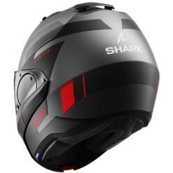 Shark Evo ES Flip Front Helmet (Matt Black/Red) 11 Shark Evo ES Flip Front Helmet (Matt Black/Red) -Motorcycle Equipment Store 35069 5