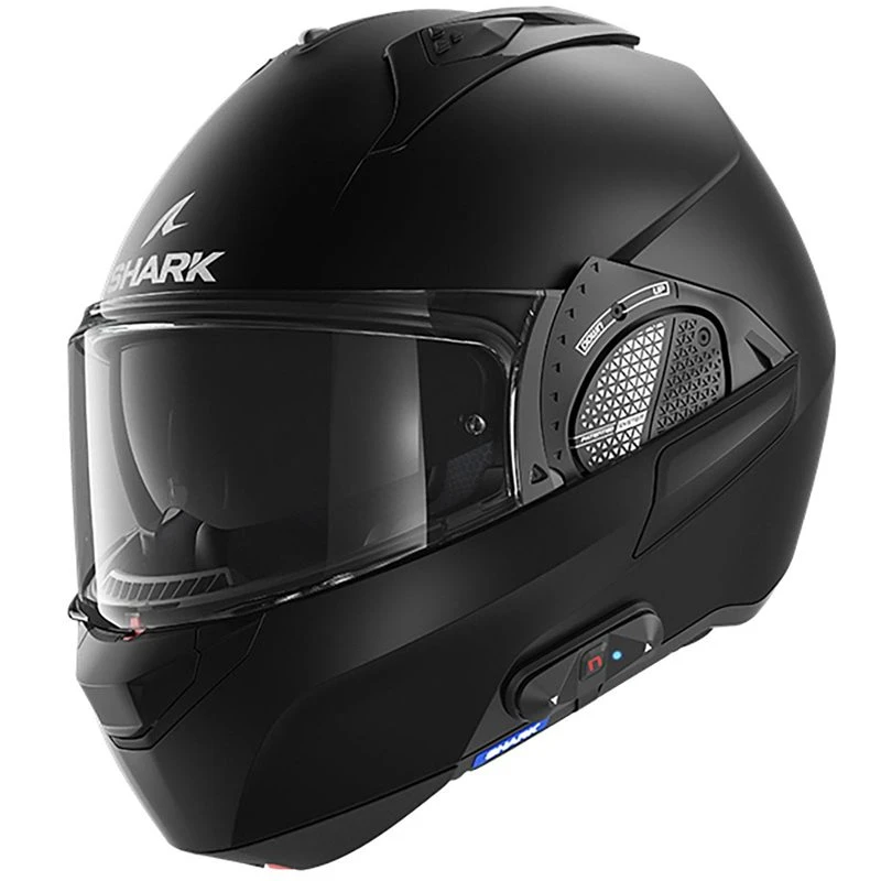 Shark Evo GT N-Com Flip Front Helmet (Matt Black) 1 Shark Evo GT N-Com Flip Front Helmet (Matt Black)