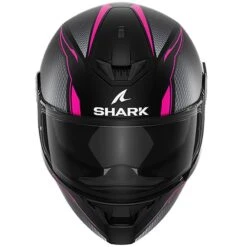Shark D-Skwal 2 Cadium Helmet (Matt Black/Pink) -Motorcycle Equipment Store 35080 2