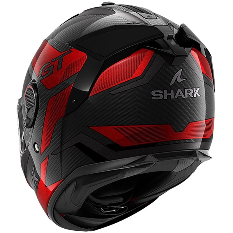 Shark Spartan GT Pro Carbon Ritmo Helmet (Black/Red) 2 Shark Spartan GT Pro Carbon Ritmo Helmet (Black/Red) - Image 2