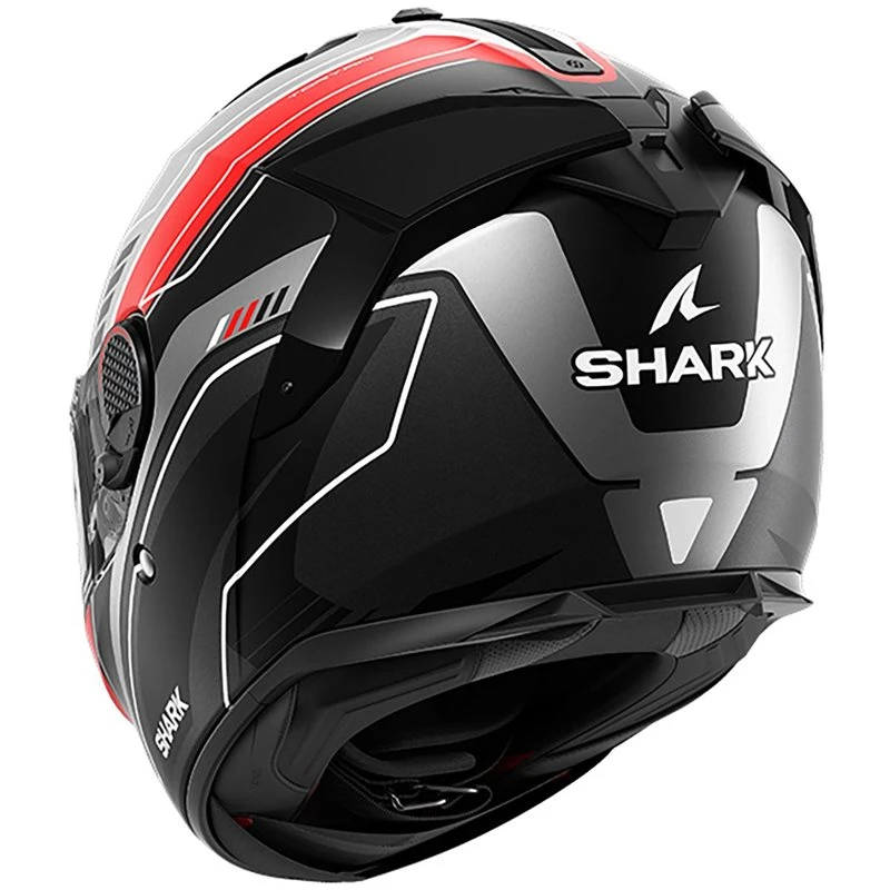 Shark Spartan GT Pro Toryan Helmet (Matt Silver/Red) 2 Shark Spartan GT Pro Toryan Helmet (Matt Silver/Red) - Image 2