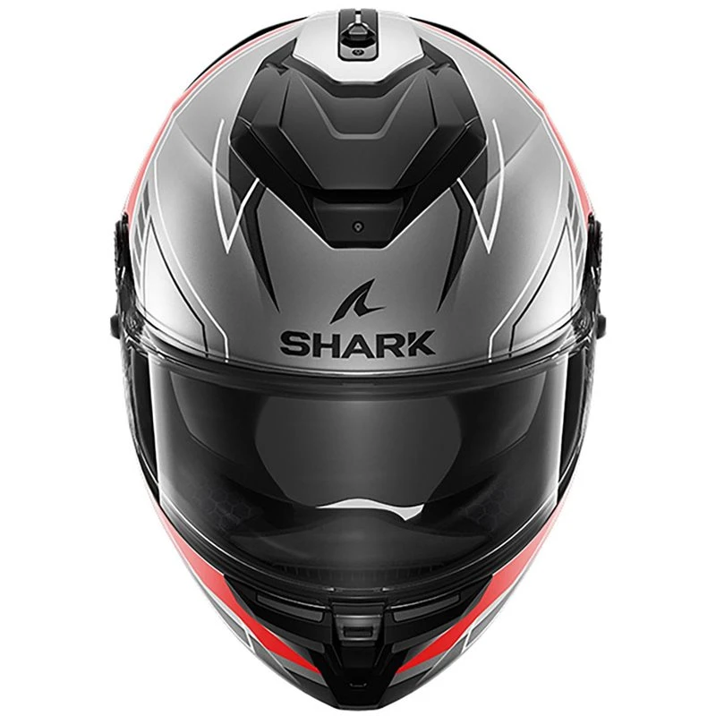 Shark Spartan GT Pro Toryan Helmet (Matt Silver/Red) 3 Shark Spartan GT Pro Toryan Helmet (Matt Silver/Red) - Image 3
