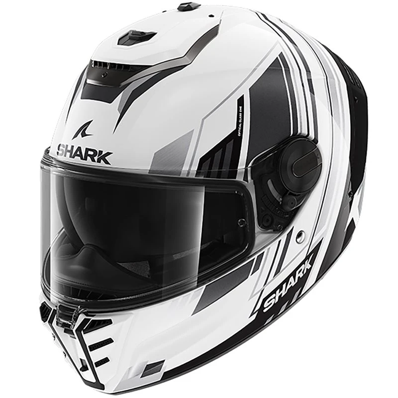 Shark Spartan RS Byhron Helmet (White/Black) 1 Shark Spartan RS Byhron Helmet (White/Black)