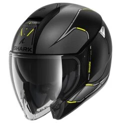 Shark Citycruiser Krestone Open Faced Helmet (Matt Black/Yellow)