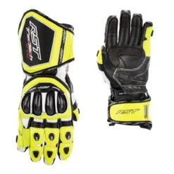 RST Tractech Evo 4 CE Motorcycle Gloves 2666 (Flo Yellow/Black)