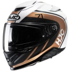 HJC RPHA 71 Mapos Motorcycle Helmet (Gold/Brown)