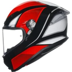 AGV K6-S Hyphen Motorcycle Helmet (Black|Red|White) -Motorcycle Equipment Store 35386 3