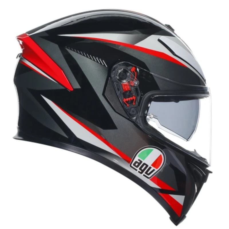 AGV K5-S Plasma Helmet (Black|GreyRed) 2 AGV K5-S Plasma Helmet (Black|GreyRed) - Image 2