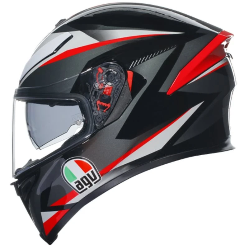 AGV K5-S Plasma Helmet (Black|GreyRed) 3 AGV K5-S Plasma Helmet (Black|GreyRed) - Image 3