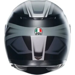 AGV K3 Compound Motorcycle Helmet (Black|Grey) -Motorcycle Equipment Store 35420 3