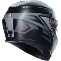 AGV K3 Compound Motorcycle Helmet (Black|Grey) -Motorcycle Equipment Store 35420 4