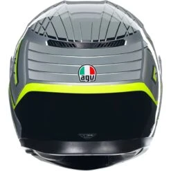 AGV K3 Fortify Motorcycle Helmet (Grey|Black|Yellow) -Motorcycle Equipment Store 35422 4