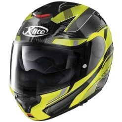 X-Lite X-1005 Ultra Carbon Powertrain N-Com Helmet (Carbon|Yellow)