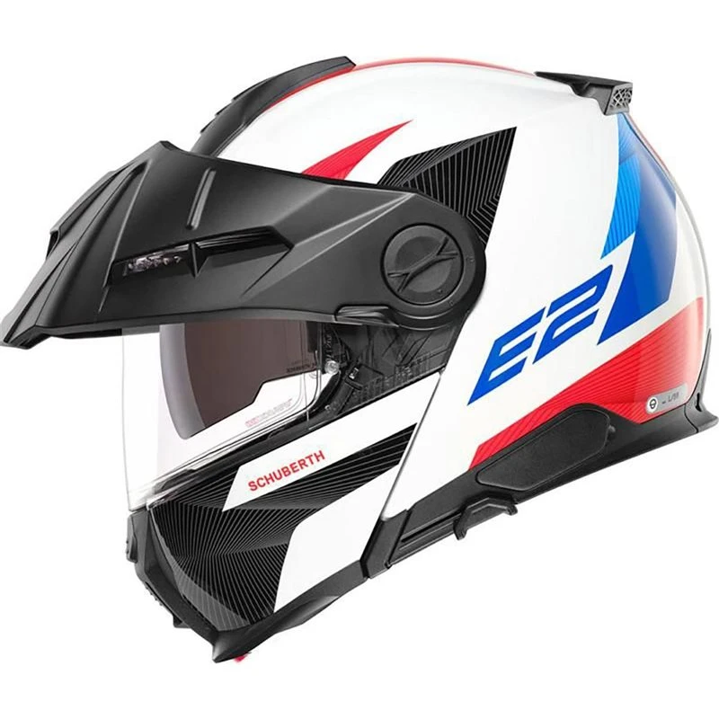 Schuberth E2 Defender Flip Front Motorcycle Helmet (White) 3 Schuberth E2 Defender Flip Front Motorcycle Helmet (White) - Image 3