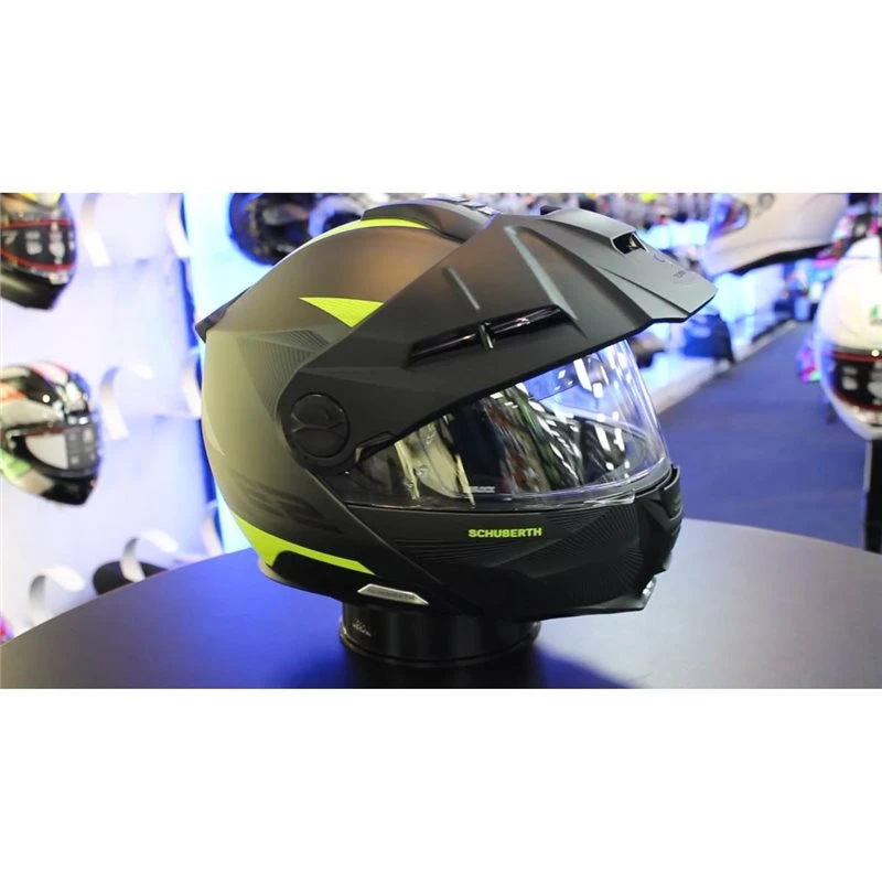 Schuberth E2 Defender Flip Front Motorcycle Helmet (Yellow) 2 Schuberth E2 Defender Flip Front Motorcycle Helmet (Yellow) - Image 2
