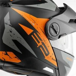 Schuberth E2 Explorer Flip Front Motorcycle Helmet (Orange) 12 Schuberth E2 Explorer Flip Front Motorcycle Helmet (Orange) -Motorcycle Equipment Store 35528 5